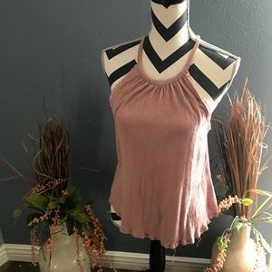 Mind Code purple tank top